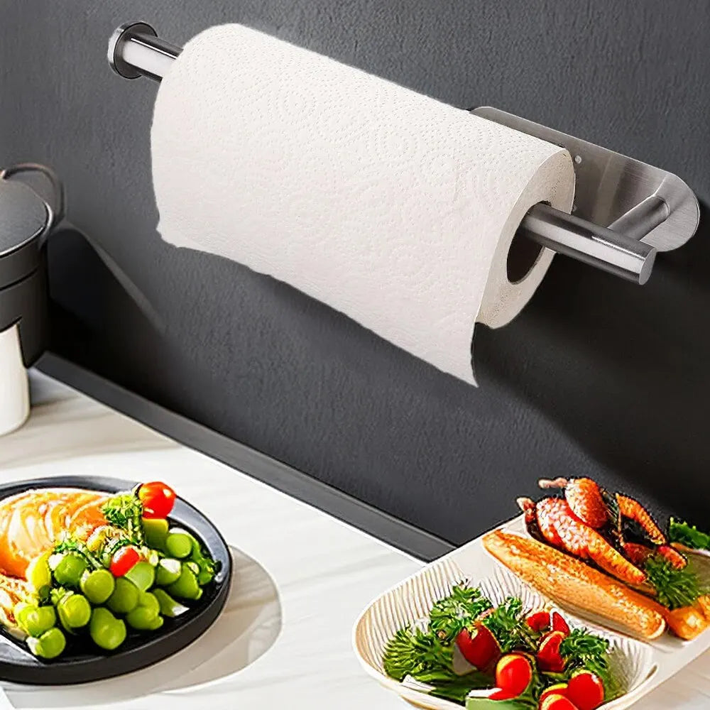 Suporte Adesivo para Rolo de Cozinha