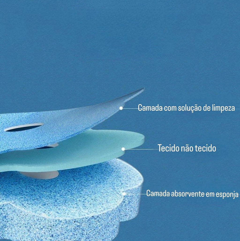 Escova de Sanita com Cabeças Descartáveis