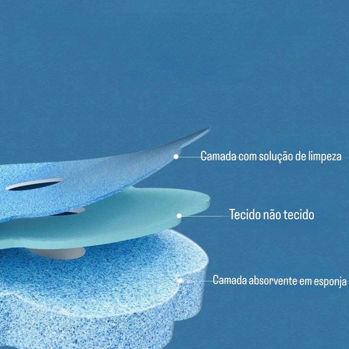 Escova de Sanita com Cabeças Descartáveis